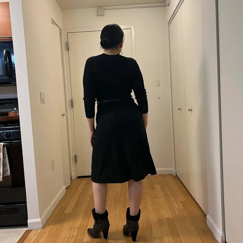 Ralph Lauren Black Sweater Dress - Picture 4 of 6